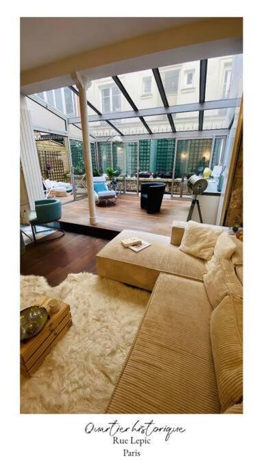 Villa Lepic, Luxury Flat In Montmartre With Private Terrasse-Appartement Entier Paris Extérieur photo