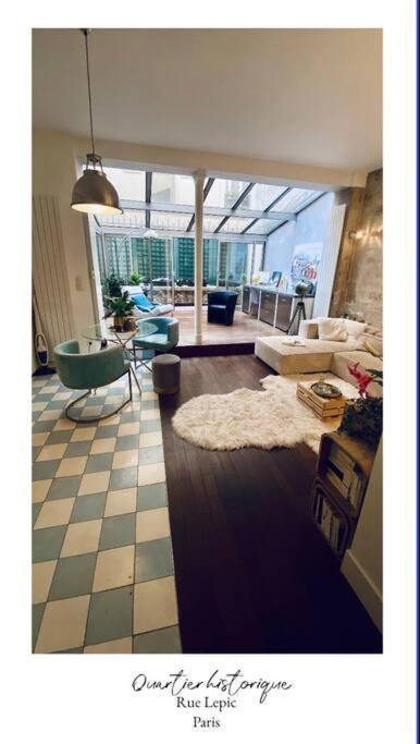 Villa Lepic, Luxury Flat In Montmartre With Private Terrasse-Appartement Entier Paris Extérieur photo