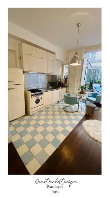 Villa Lepic, Luxury Flat In Montmartre With Private Terrasse-Appartement Entier Paris Extérieur photo