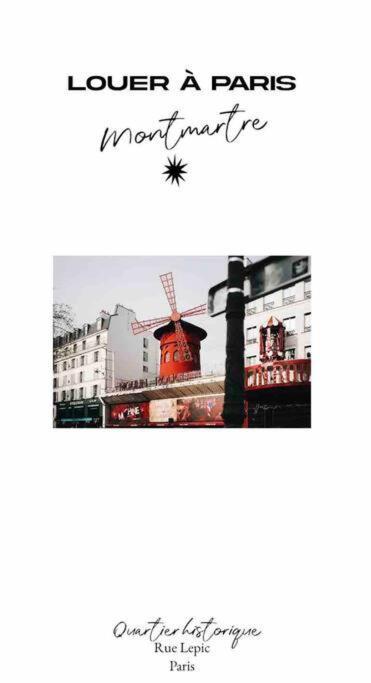 Villa Lepic, Luxury Flat In Montmartre With Private Terrasse-Appartement Entier Paris Extérieur photo